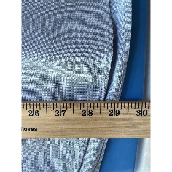 IZOD Mens Size XL Slim Dress Shirt Cotton Woven Button Up Long Sleeve - Picture 9 of 10